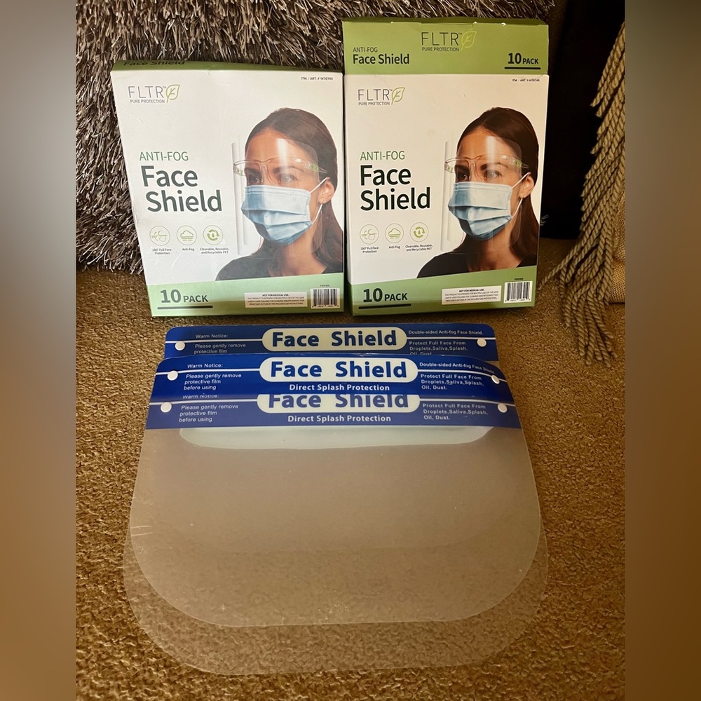 BRAND NEW ANTI-FOG FACE SHIELDS & FACE MASKS (FRAMES & OVER THE HEAD) (21)